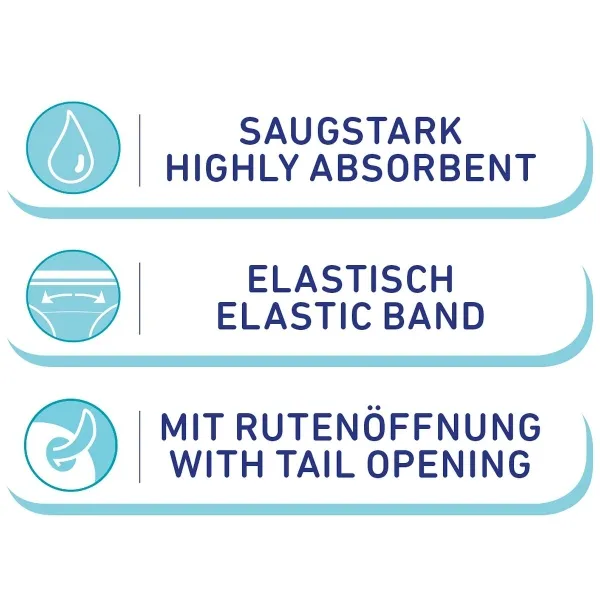 Nobby® Hunde Windeln für Hündinnen M-L 36-52 cm - 12 Stück