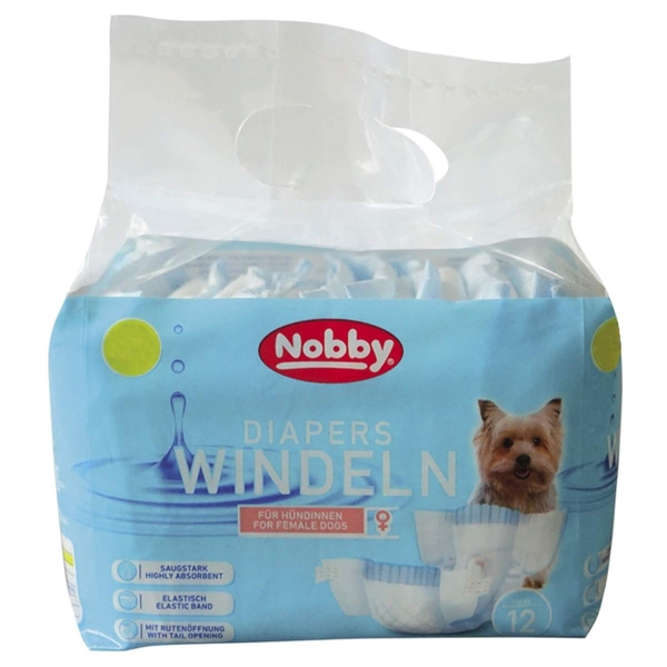 Nobby® Hunde Windeln für Hündinnen S-M 28-40 cm - 12 Stück