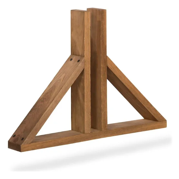NOOR Standfuß für Flechtzäune und Paravents, Holz, 1 Stück