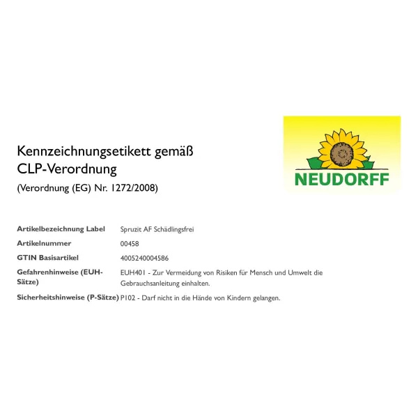 nur amazon - NEUDORFF® Spruzit AF 500 ml Artikel EAN 4005240004579