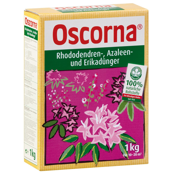 Oscorna® Rhododendren-, Azaleen- und Erikadünger für 10 bis 20 m² - 1 kg
