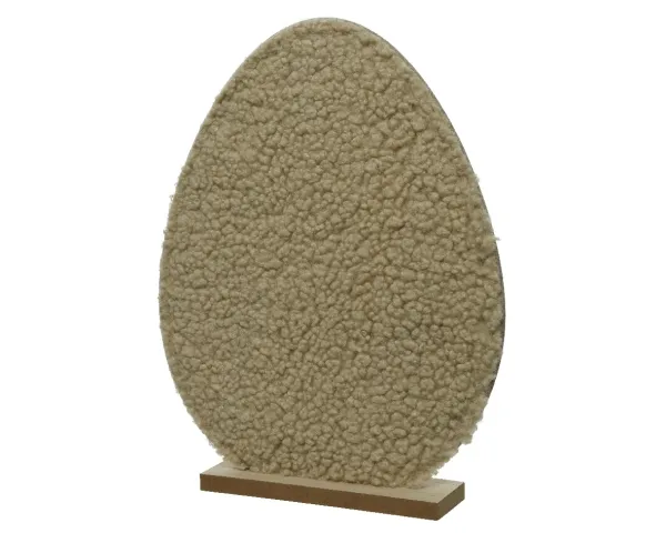 Oster-Deko Riesen-Ei-Aufsteller Beige 33 cm