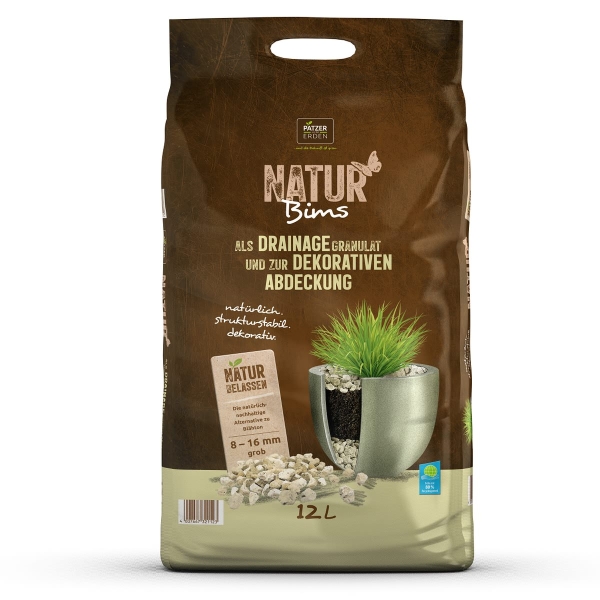 PATZER NATUR Bims Granulat Grob 8-16 mm - 12 Liter
