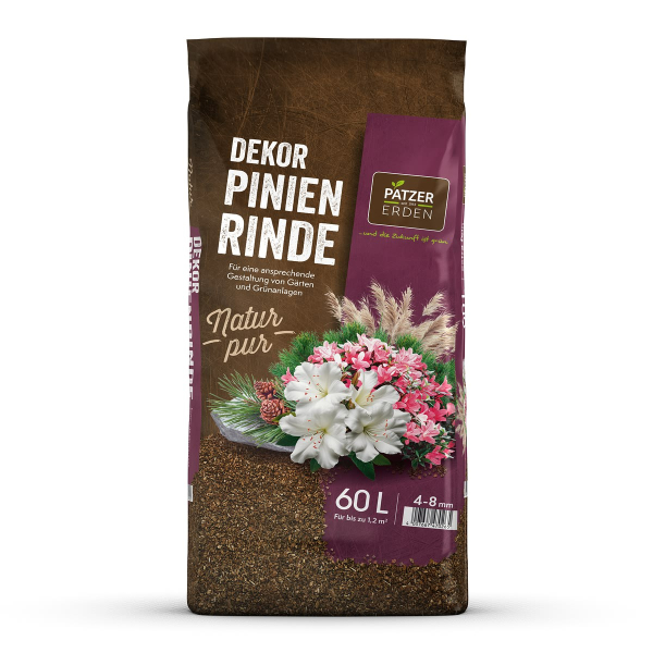 PATZER NATUR PUR Dekor-Pinienrinde 4-8 mm / extra fein - 60 Liter