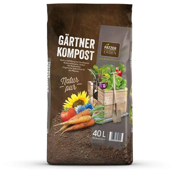 PATZER NATUR PUR Gärtner-Kompost - 40 Liter