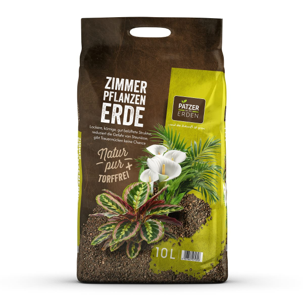 PATZER Zimmerpflanzenerde torffrei - 10 Liter