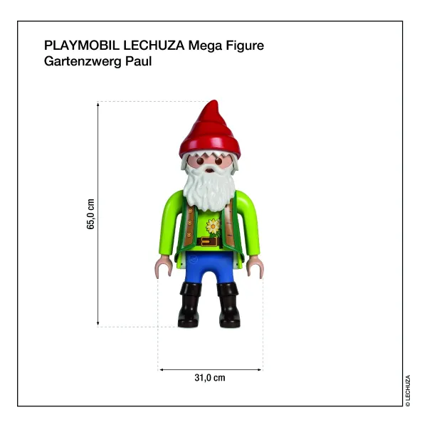 PLAYMOBIL® LECHUZA® Mega Figure Gartenzwerg Paul