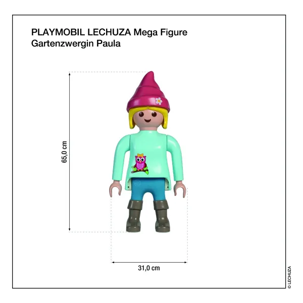 PLAYMOBIL® LECHUZA® Mega Figure Gartenzwergin Paula