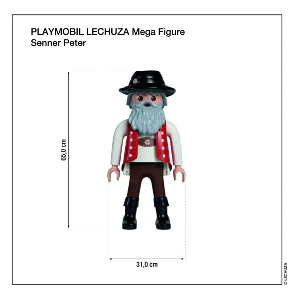 PLAYMOBIL® LECHUZA® Mega Figure Senner Peter