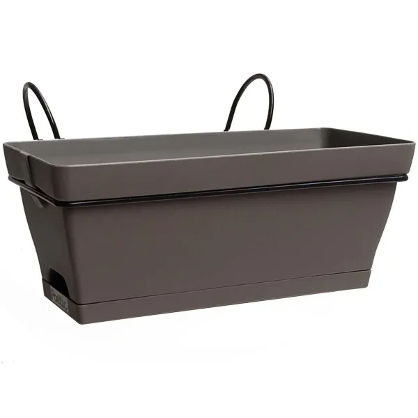 Poétic BABY ROMÉO Mini Blumenkasten Taupe 27,7 cm inklusive Halterung