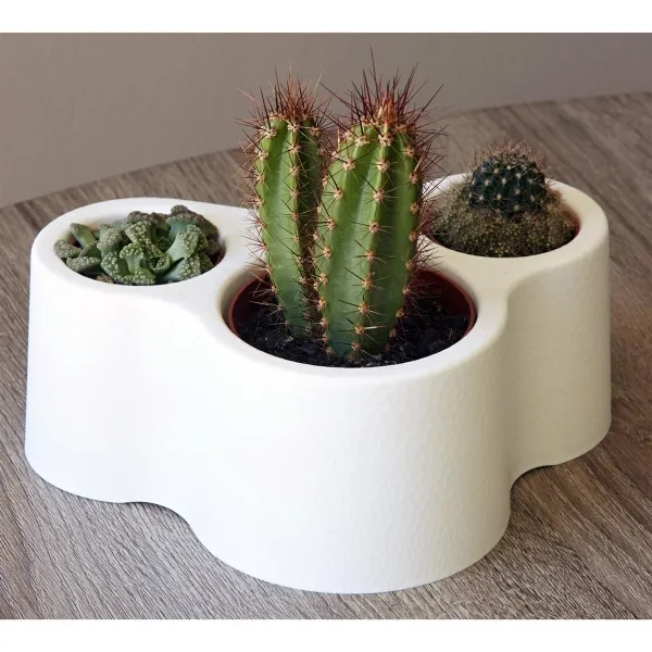 Poétic Jardin Eden Blanc Pflanzengefäss