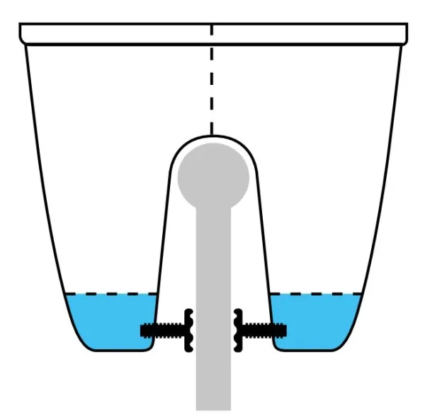 Poétic MY CITY GARDEN Geländertopf Terracottafarben 29,6 cm - Kunststoff