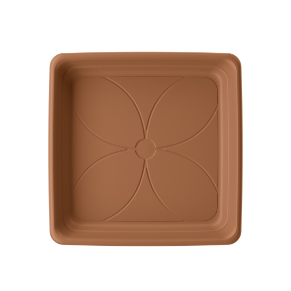 Poétic MY CITY GARDEN Untersetzer Terracotta quadratisch 25 - Kunststoff