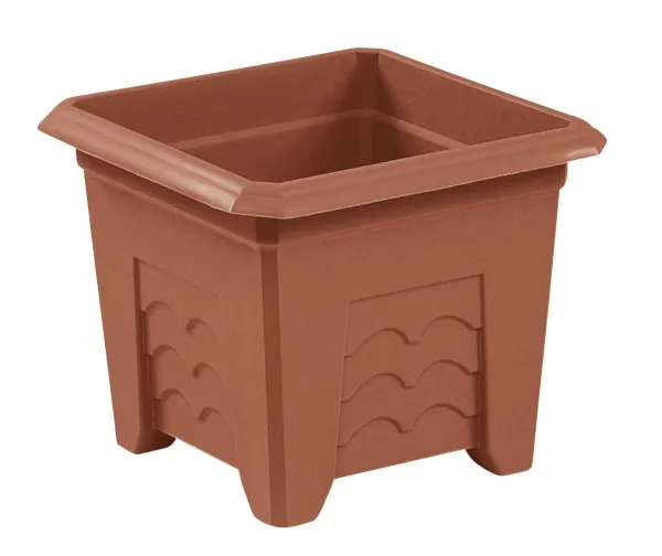 Poétic TERRA GRANDE Blumenkübel 30 x 30 x 25 cm terracottafarben Poétic TERRA GRANDE Blumenkübel 30 x 30 x 25 cm terracottafarben