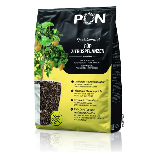 PON-Pflanzsubstrat CITRUSPON 25 Liter für Zitruspflanzen PON-Pflanzsubstrat CITRUSPON 25 Liter für Zitruspflanzen