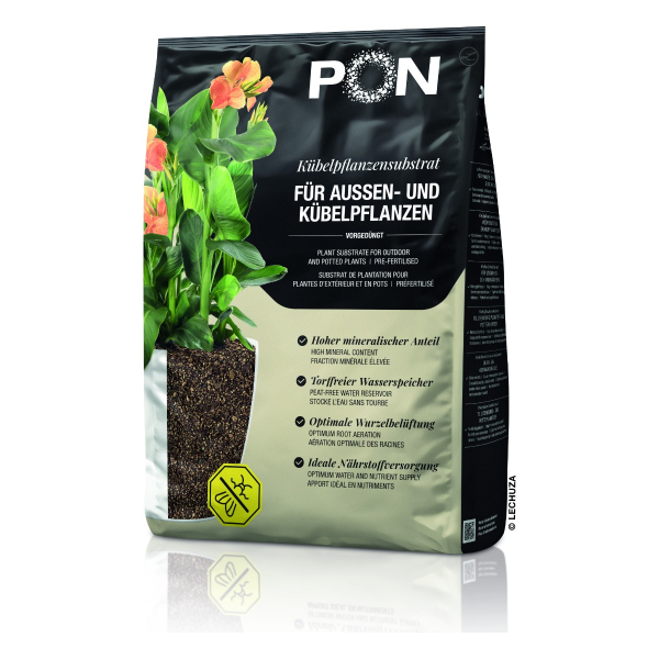 PON-Pflanzsubstrat TERRAPON 30 Liter für Außen- und Kübelpflanzen