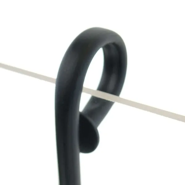 POSIWIO Aufsteck - Kerzenhalter Schwarz Ø 6,5 cm 14,5 cm - Metall
