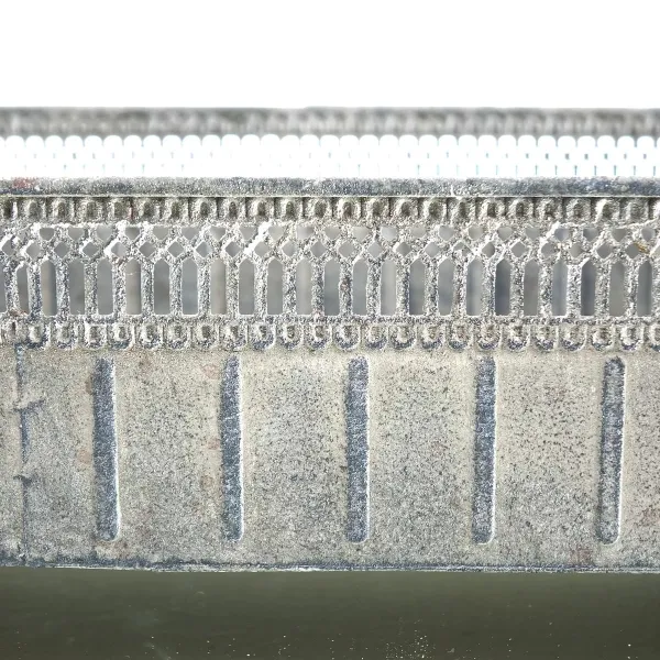 POSIWIO Pflanzschale L Grau Vintage Stil 51 x16 cm - Metall verzinkt