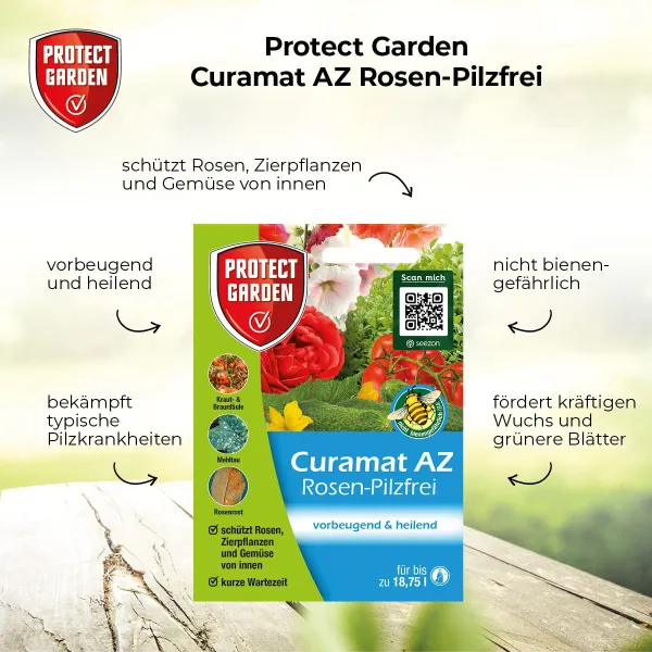 PROTECT GARDEN Curamat AZ Rosen-Pilzfrei - 15 ml