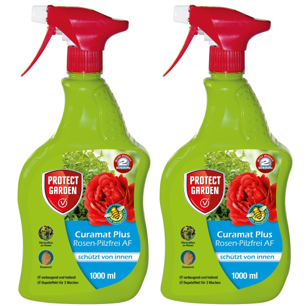 PROTECT GARDEN Curamat Plus Rosen-Pilzfrei AF anwendungsfertig - 1 Liter x 2