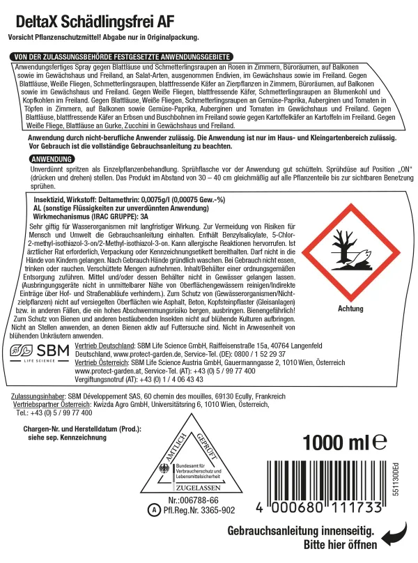 PROTECT GARDEN DeltaX Schädlingsfrei AF anwendungsfertig - 1 Liter x 2