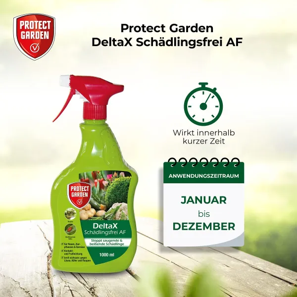 PROTECT GARDEN DeltaX Schädlingsfrei AF anwendungsfertig - 1 Liter x 2