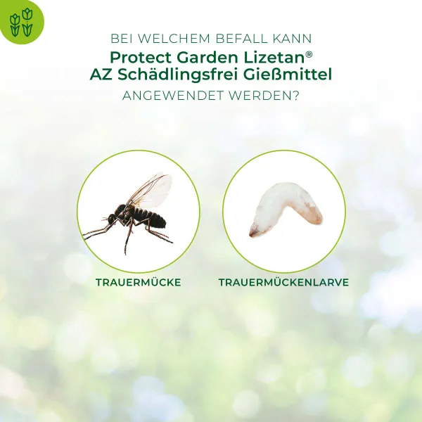 PROTECT GARDEN Lizetan® AZ Schädlingsfrei Gießmittel für 6 Liter - 30 ml x 2