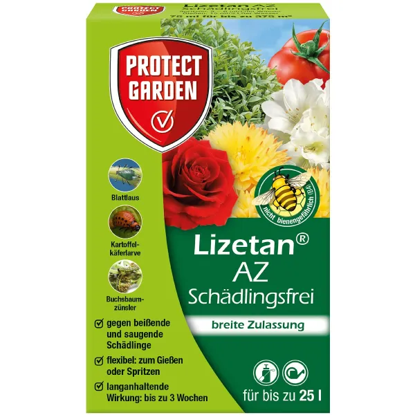 PROTECT GARDEN Lizetan® AZ Schädlingsfrei Konzentrat für bis zu 25 Liter - 75 ml PROTECT GARDEN Lizetan® AZ Schädlingsfrei Konzentrat für bis zu 25 Liter - 75 ml