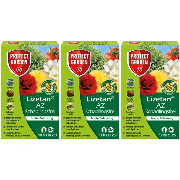 PROTECT GARDEN Lizetan® AZ Schädlingsfrei Konzentrat für bis zu 25 Liter - 75 ml x 3 PROTECT GARDEN Lizetan® AZ Schädlingsfrei Konzentrat für bis zu 25 Liter - 75 ml x 3