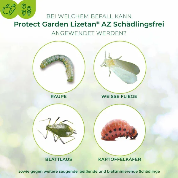 PROTECT GARDEN Lizetan® AZ Schädlingsfrei Konzentrat für bis zu 25 Liter - 75 ml x 5