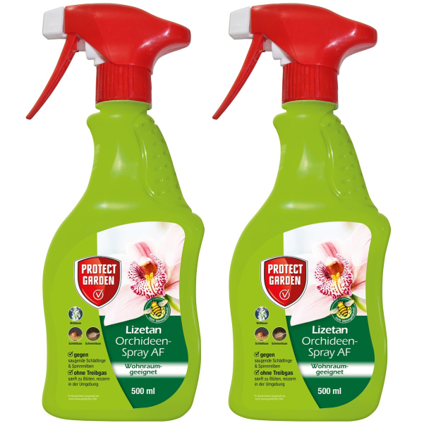 PROTECT GARDEN Lizetan® Orchideen-Spray AF anwendungsfertig - 500 ml x 2