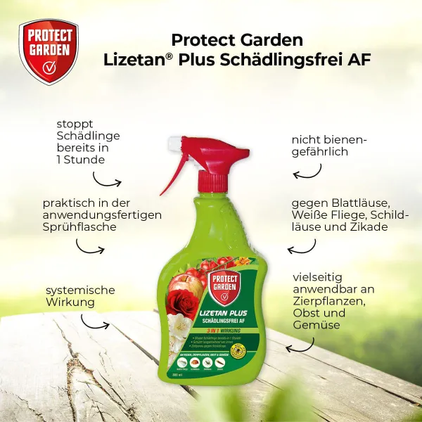PROTECT GARDEN Lizetan Plus Schädlingsfrei AF 500 ml anwendungsfertig