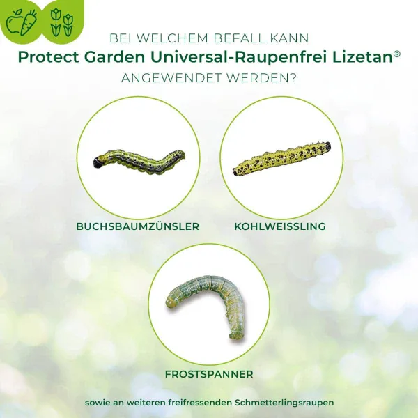 PROTECT GARDEN Lizetan® Universal-Raupenfrei 9 ml für bis zu 300 m²
