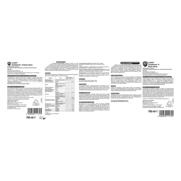 PROTECT GARDEN Lizetan® Zierpflanzen- & Rosen-Spray AF anwendungsfertig - 750 ml