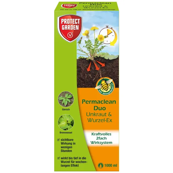 PROTECT GARDEN Permaclean Duo Unkaut & Wurzel-Ex 1.000 ml