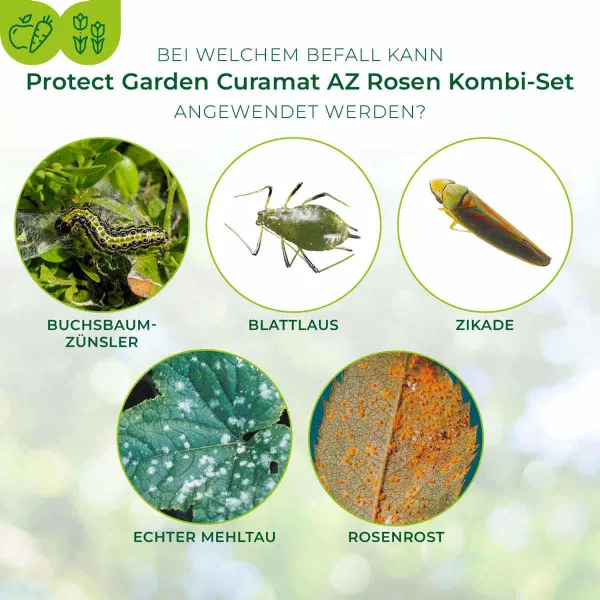 PROTECT GARDEN Rosen Kombi-Set Konzentrat - 15 ml + 2 x 4 ml