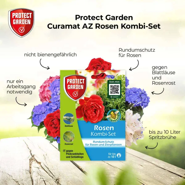 PROTECT GARDEN Rosen Kombi-Set Konzentrat - 15 ml + 2 x 4 ml