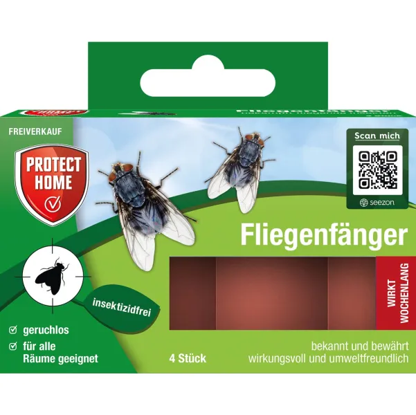 PROTECT HOME Fliegenfänger - 4 Stück