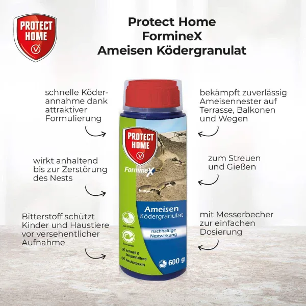 PROTECT HOME FormineX Ameisen Ködergranulat 600 g