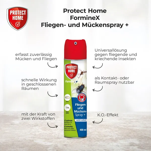 PROTECT HOME FormineX Fliegen- & Mückenspray - 400 ml