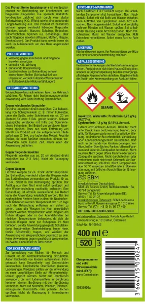 PROTECT HOME FormineX Spezialspray + anwendungsfertig - 400 ml x 12