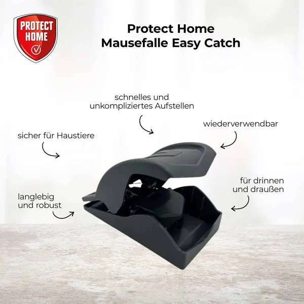 PROTECT HOME Mausefallen Easy Catch 2er Set