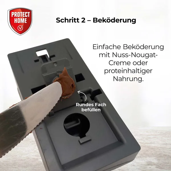 PROTECT HOME Mausefallen Easy Catch 2er Set