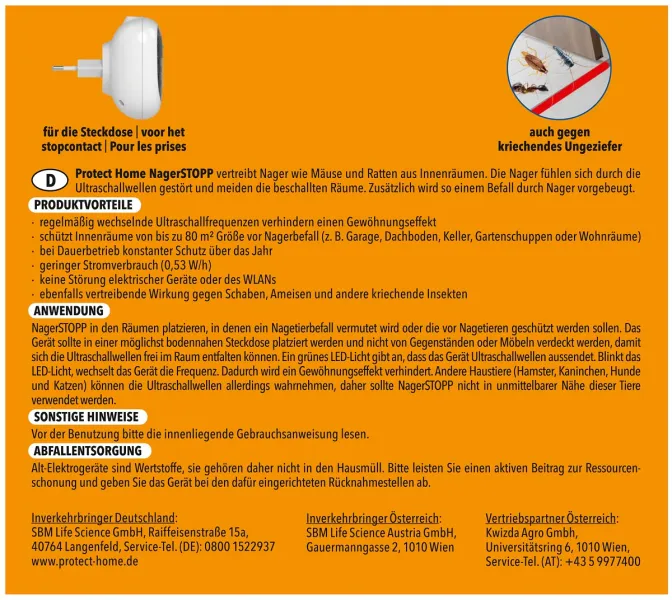 PROTECT HOME NagerSTOPP mit 80 m² Reichweite