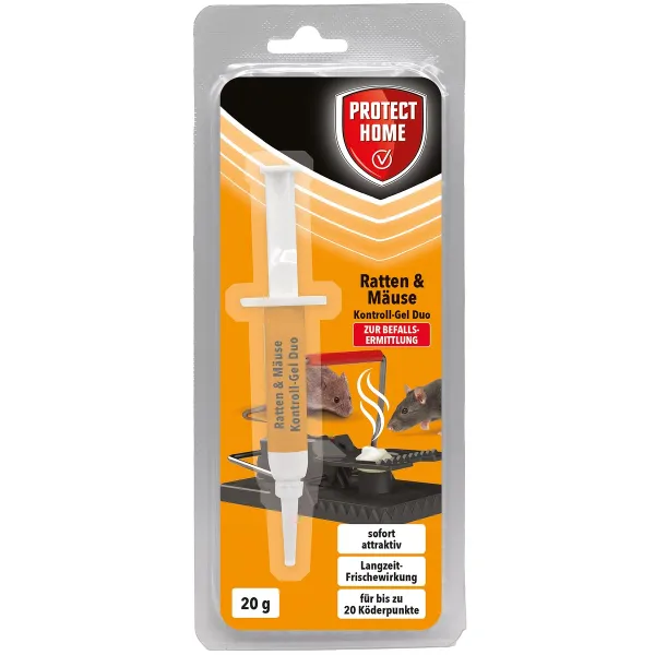 PROTECT HOME Ratten & Mäuse Kontroll-Gel Duo - 20 g