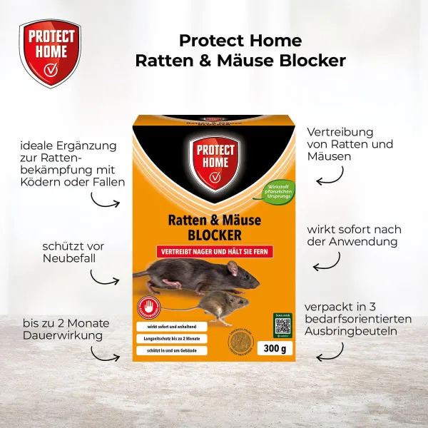 PROTECT HOME Ratten- & Mäuseblocker 300 g