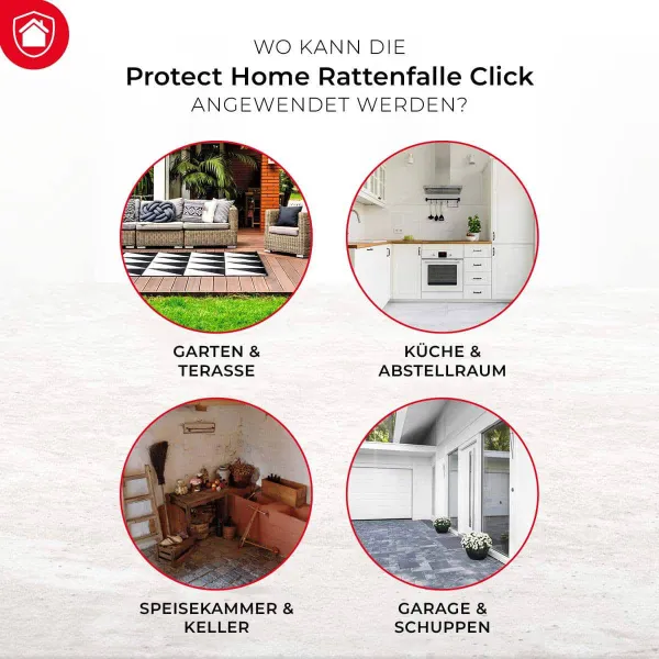 PROTECT HOME Rattenfallen Click - 2 Stück