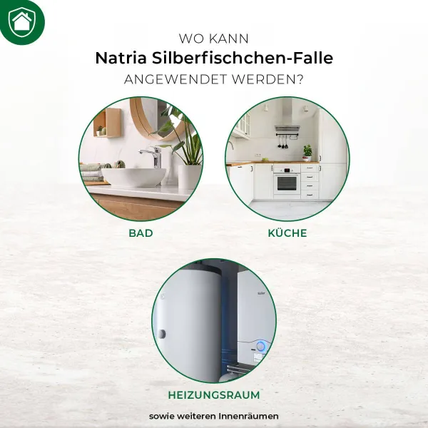 PROTECT HOME Silberfischchen-Falle - 2 Klebefallen