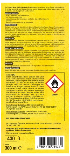 PROTECT HOME Ungeziefer Frostspray 300 ml