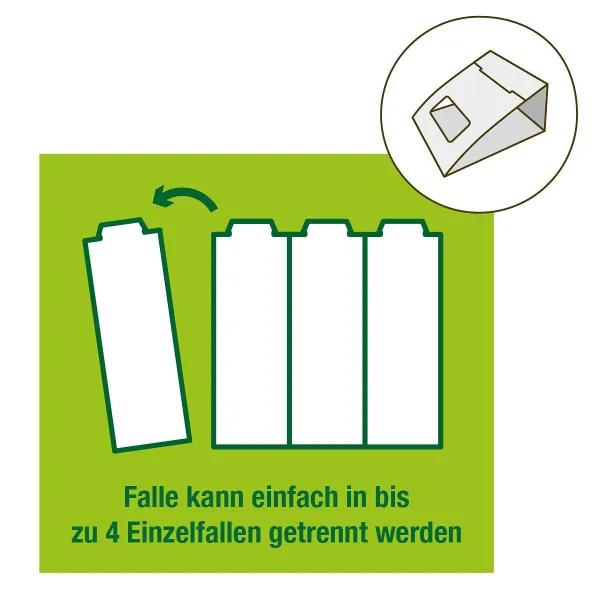 PROTECT HOME Ungeziefer Klebefalle - 4 Fallen